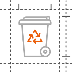 Recyclage et tri Icon
