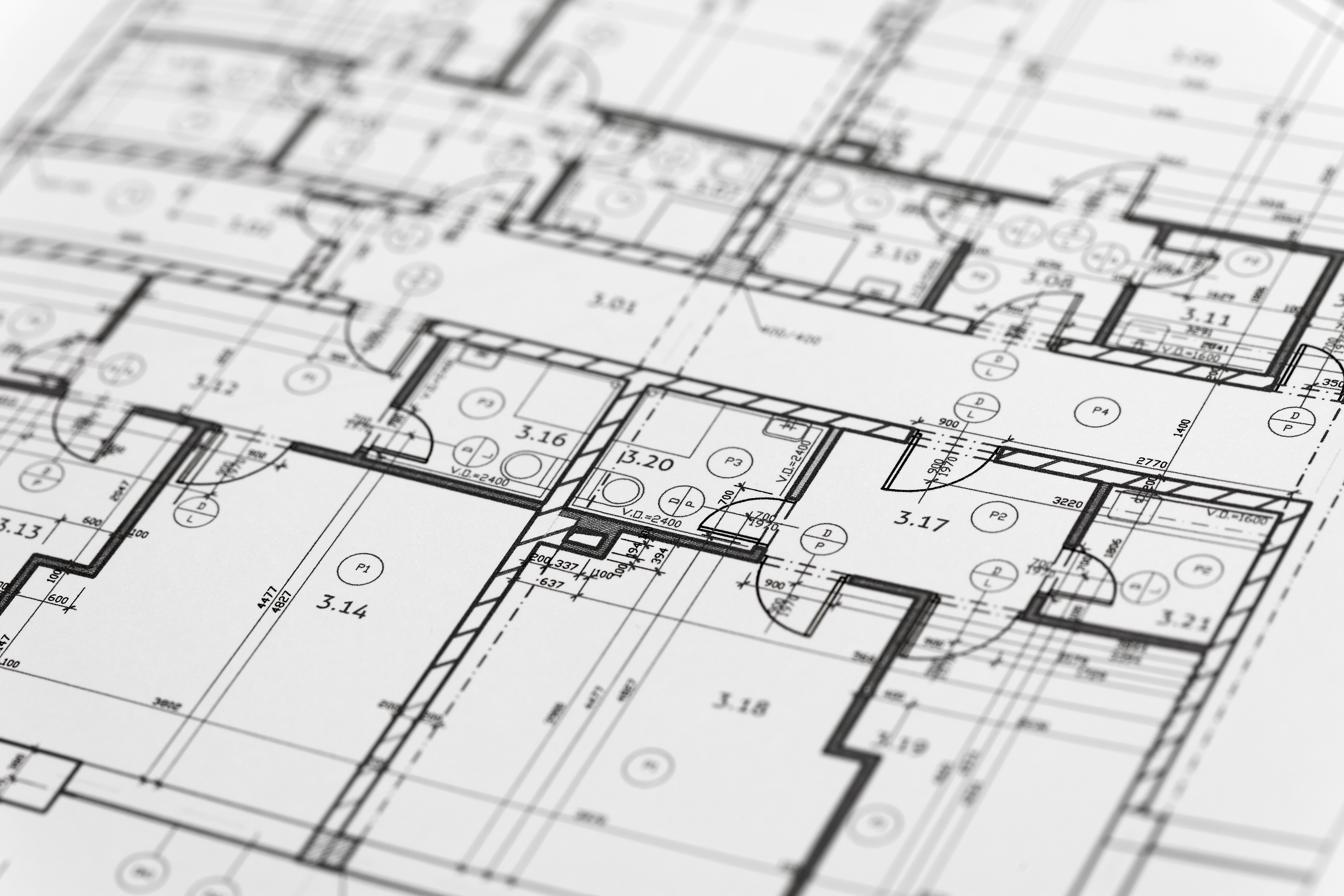 Office space planning map