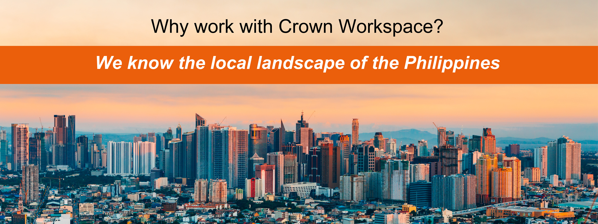 crown workspace Philippines move office budget