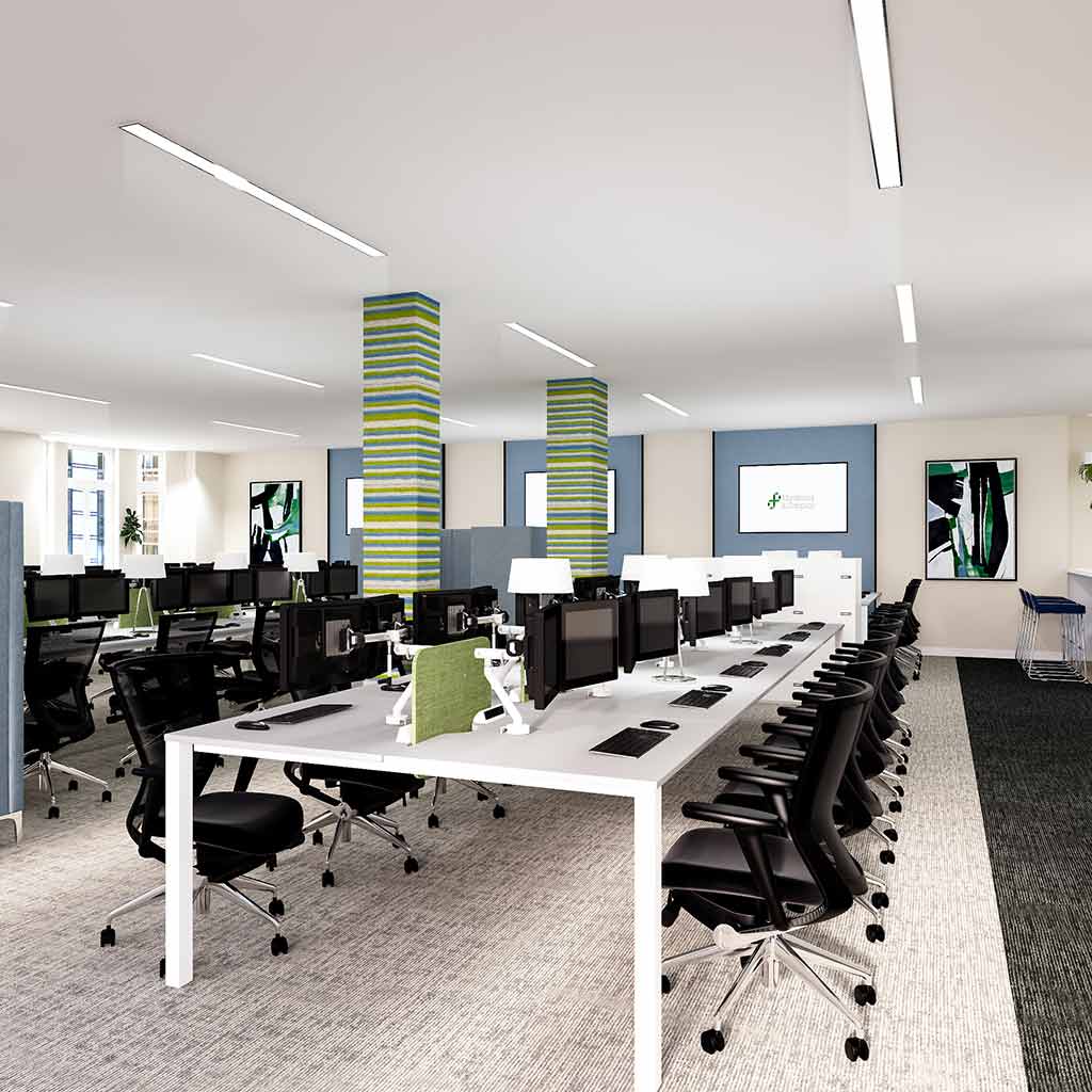 Open plan office