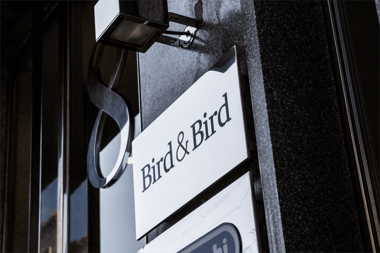 Bird and Bird office door