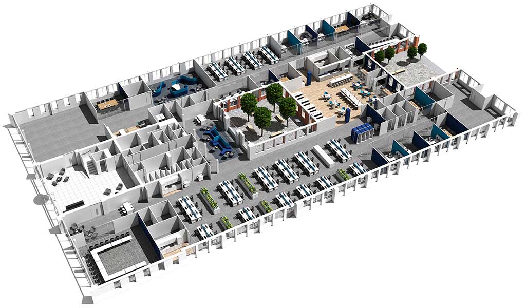3D floorplan