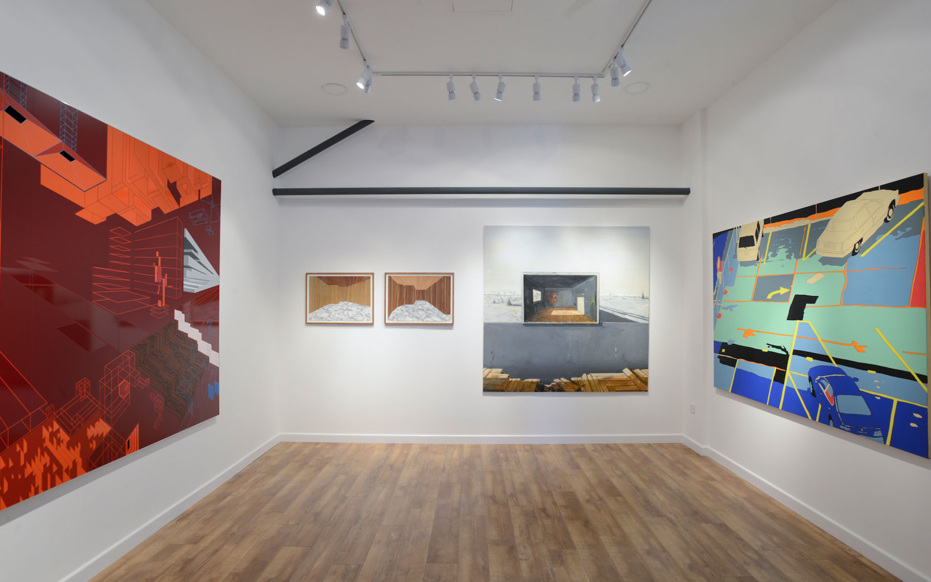 An image of a Crown Fine Art private viewing room room