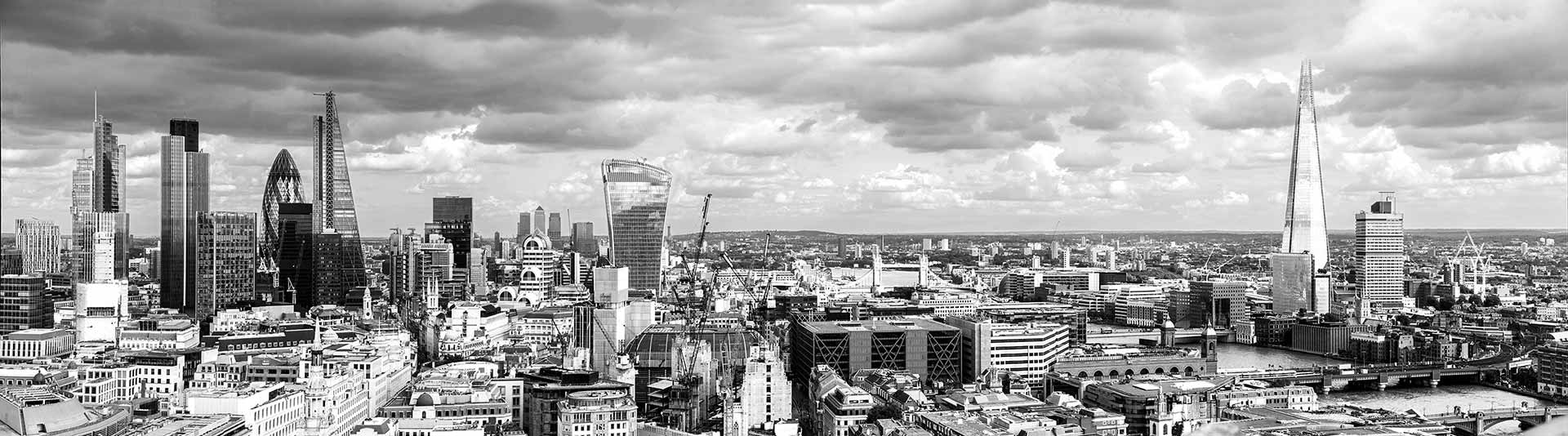 View of London skyline