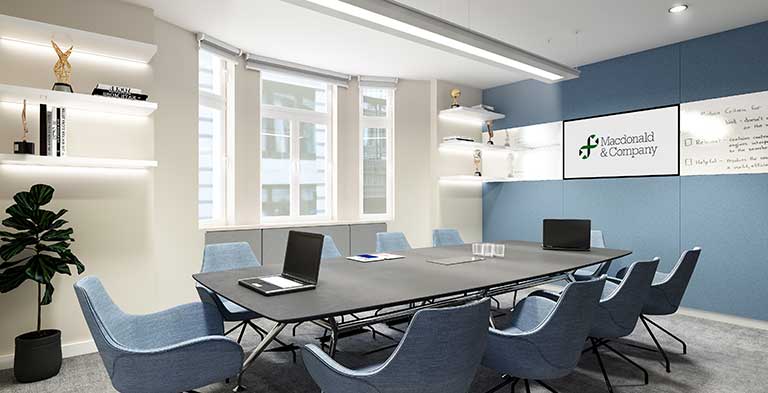 Boardroom interior